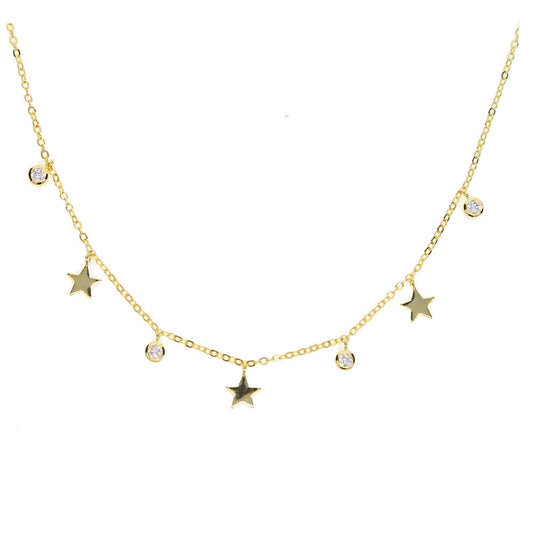 Collier Galaxy avec Strass