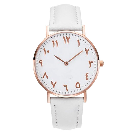 ORIGINE - Montre Chiffre Arabe Blanc