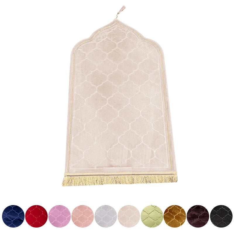 Tapis de Prière Musulman Beige